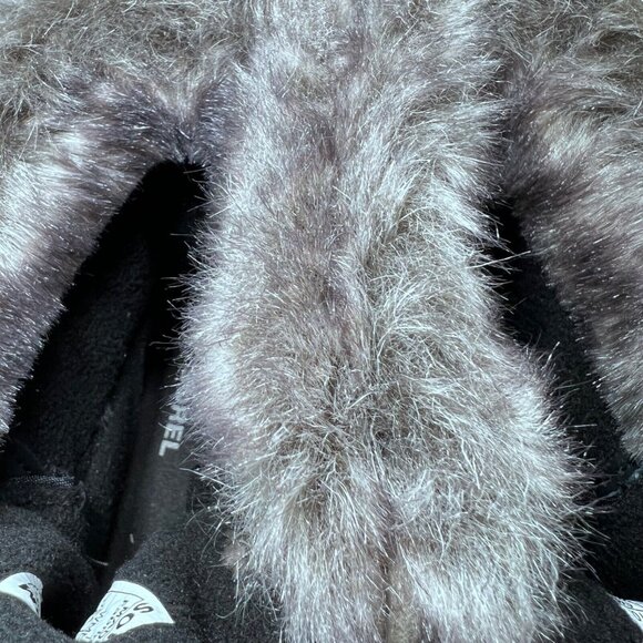 Sorel Explorer Joan Black Suede Womens 8 Waterproof Faux Fur Trimmed Boots - Picture 12 of 13